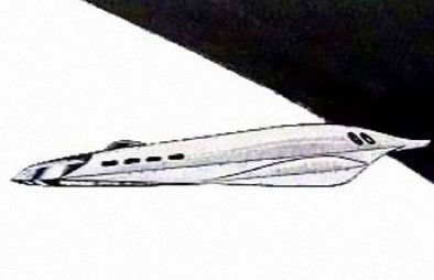 Le dessin que Victor Afanassiev a fait de l’OVNI qu’il a vu.